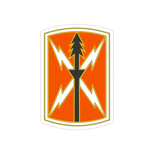 516 Signal Brigade 2 (U.S. Army) REVERSE PRINT Transparent Die-Cut STICKER 6 Inch Die-Cut Transparent - The Sticker Space