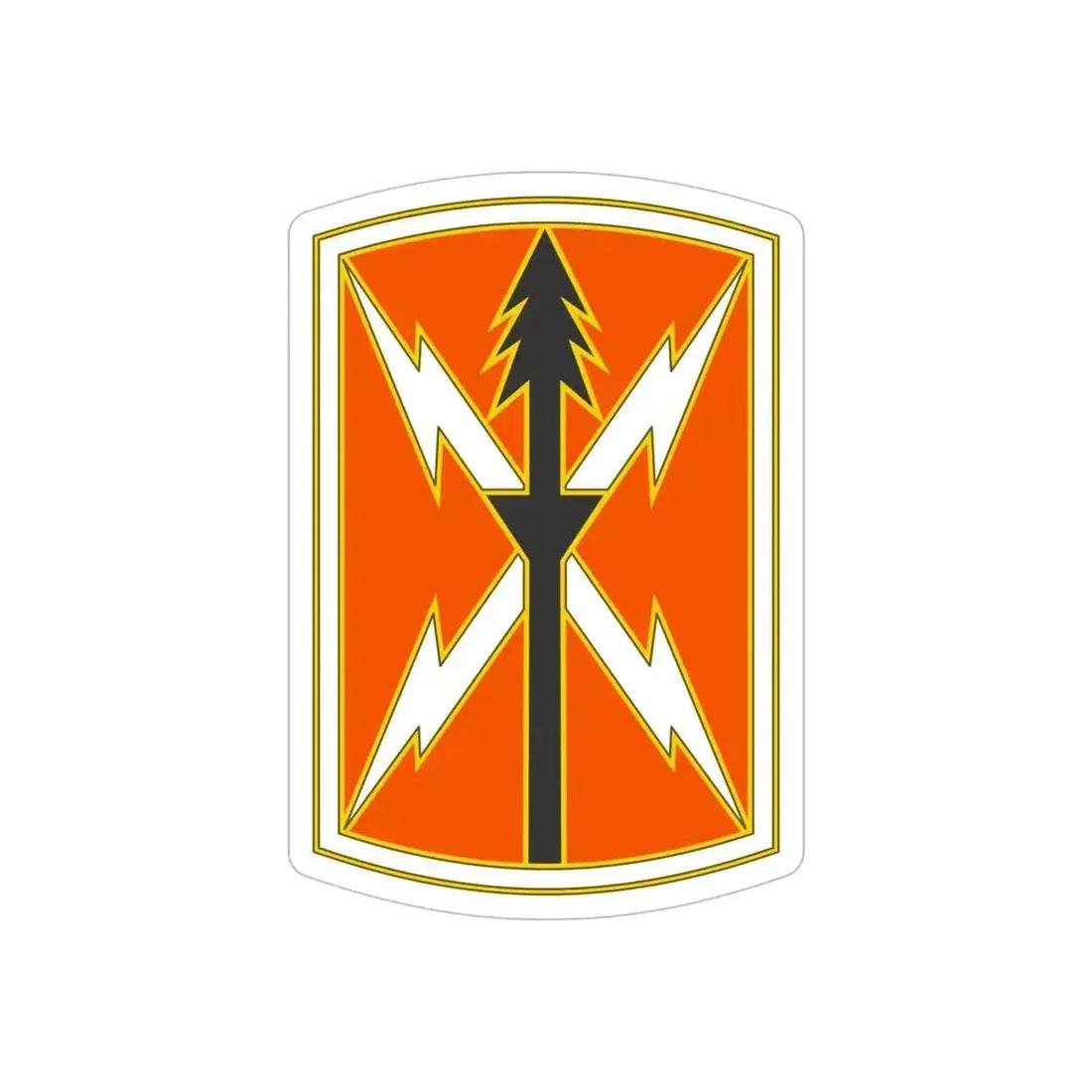 516 Signal Brigade 2 (U.S. Army) REVERSE PRINT Transparent Die-Cut STICKER - The Sticker Space