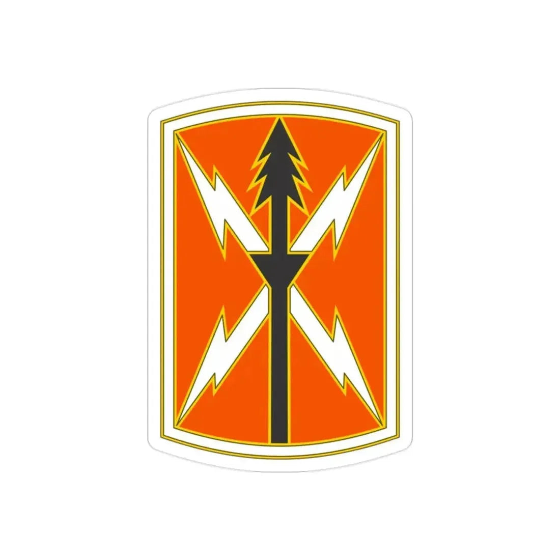 516 Signal Brigade 2 (U.S. Army) REVERSE PRINT Transparent Die-Cut STICKER - The Sticker Space