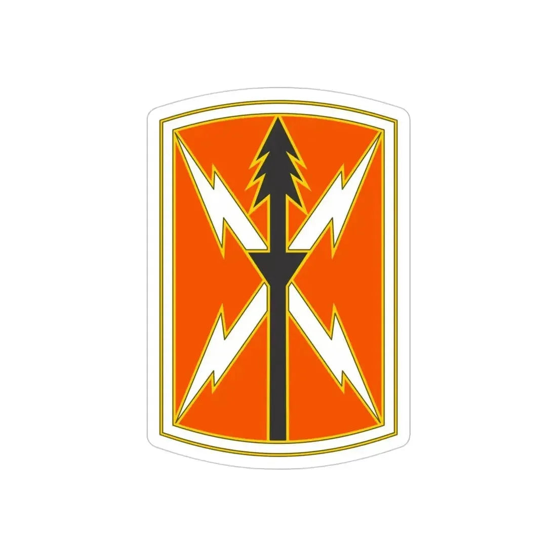 516 Signal Brigade 2 (U.S. Army) REVERSE PRINT Transparent Die-Cut STICKER - The Sticker Space