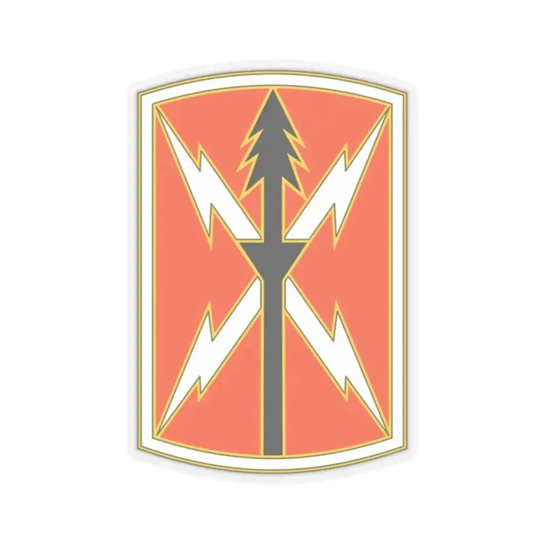 516 Signal Brigade 2 (U.S. Army) STICKER Vinyl Kiss-Cut Decal 2 Inch Transparent - The Sticker Space