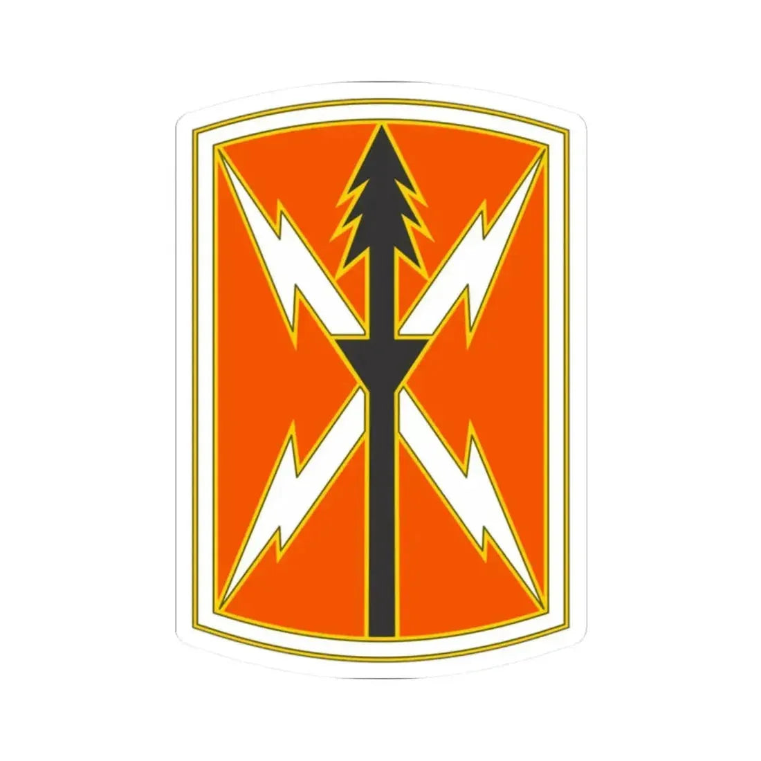 516 Signal Brigade 2 (U.S. Army) STICKER Vinyl Kiss-Cut Decal 2 Inch White - The Sticker Space