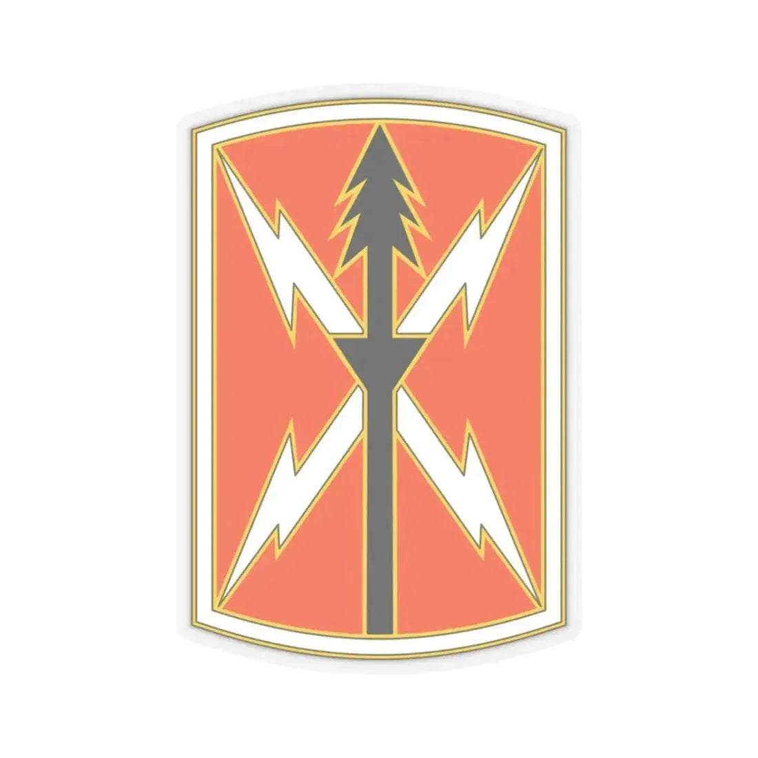 516 Signal Brigade 2 (U.S. Army) STICKER Vinyl Kiss-Cut Decal 3 Inch Transparent - The Sticker Space