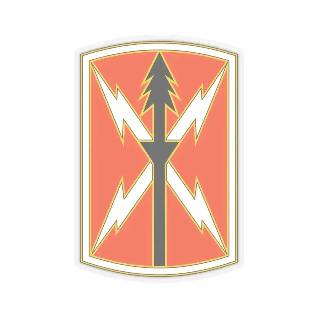 516 Signal Brigade 2 (U.S. Army) STICKER Vinyl Kiss-Cut Decal 4 Inch Transparent - The Sticker Space