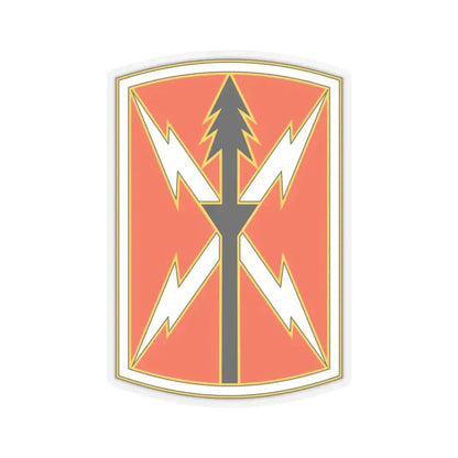 516 Signal Brigade 2 (U.S. Army) STICKER Vinyl Kiss-Cut Decal 4 Inch Transparent - The Sticker Space