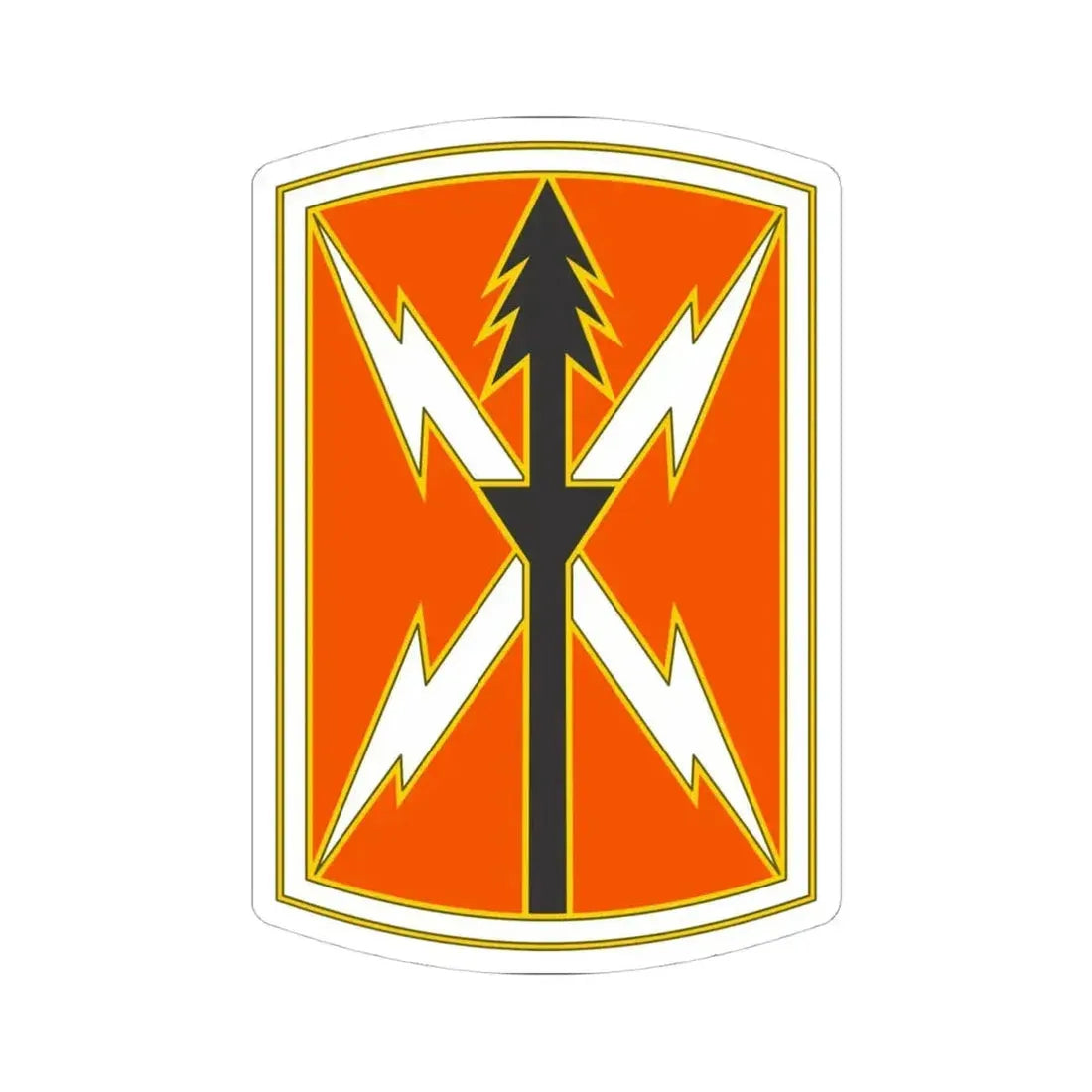 516 Signal Brigade 2 (U.S. Army) STICKER Vinyl Kiss-Cut Decal 4 Inch White - The Sticker Space