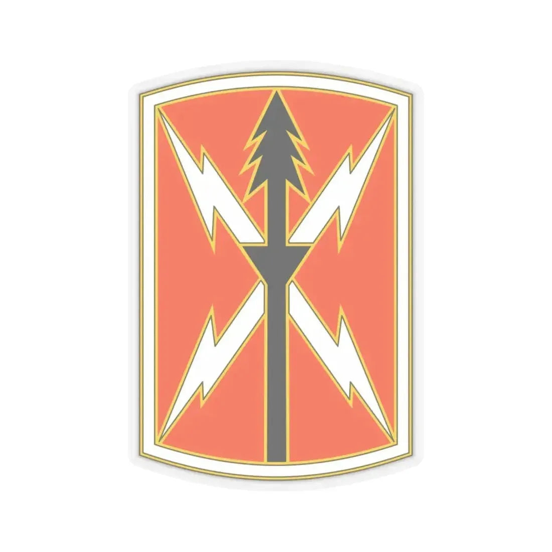 516 Signal Brigade 2 (U.S. Army) STICKER Vinyl Kiss-Cut Decal 6 Inch Transparent - The Sticker Space
