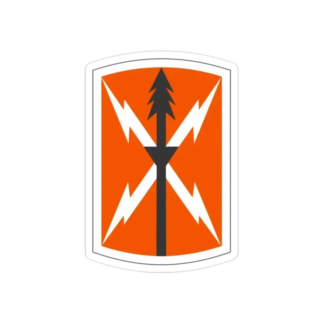 516 Signal Brigade 3 (U.S. Army) REVERSE PRINT Transparent Die-Cut STICKER 2 Inch Die-Cut Transparent - The Sticker Space