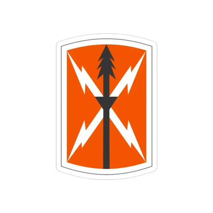 516 Signal Brigade 3 (U.S. Army) REVERSE PRINT Transparent Die-Cut STICKER 2 Inch Die-Cut Transparent - The Sticker Space