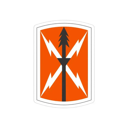 516 Signal Brigade 3 (U.S. Army) REVERSE PRINT Transparent Die-Cut STICKER 3 Inch Die-Cut Transparent - The Sticker Space