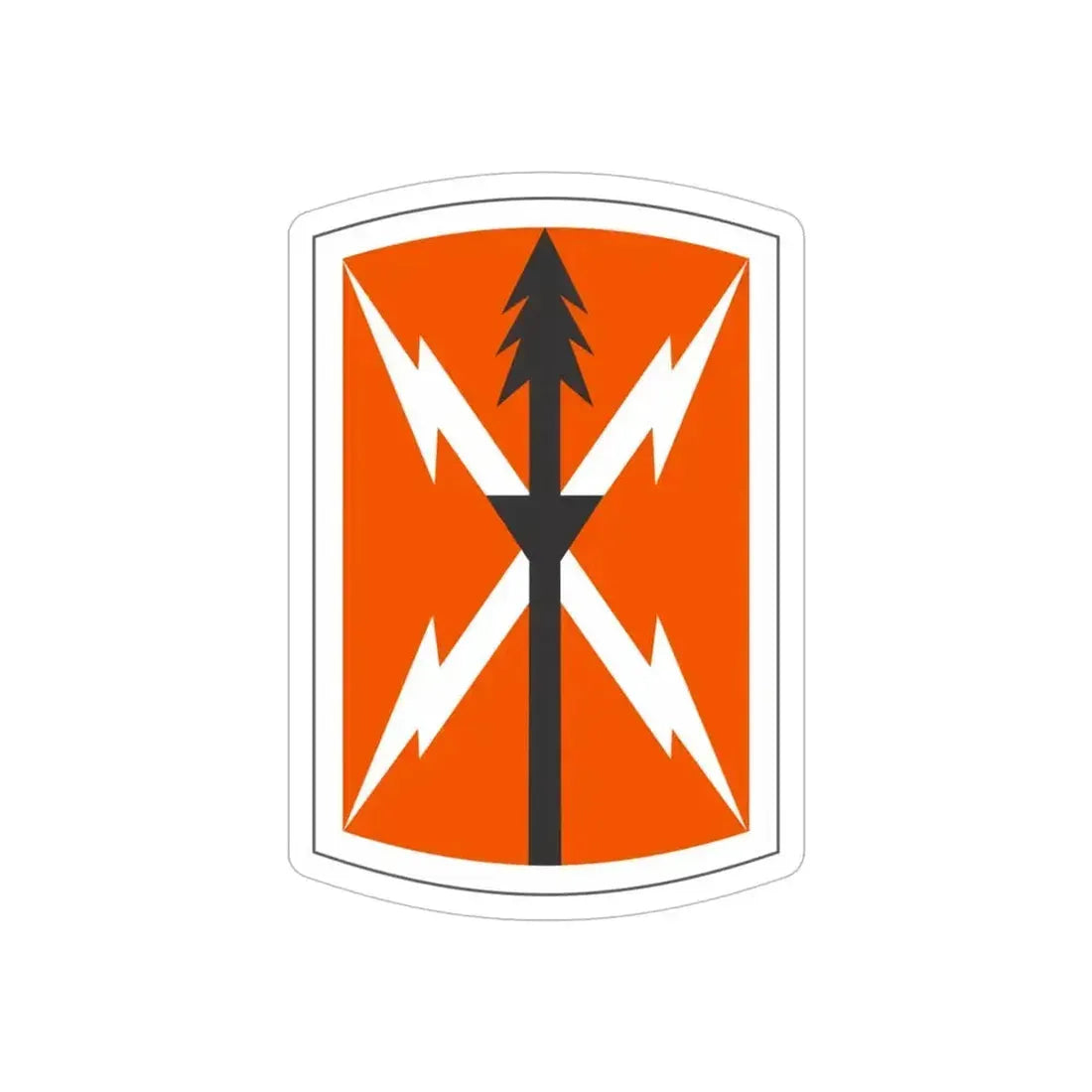 516 Signal Brigade 3 (U.S. Army) REVERSE PRINT Transparent Die-Cut STICKER 6 Inch Die-Cut Transparent - The Sticker Space