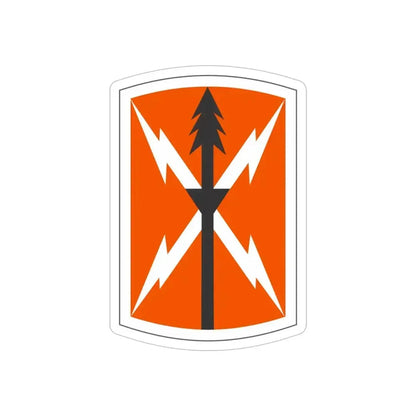 516 Signal Brigade 3 (U.S. Army) REVERSE PRINT Transparent Die-Cut STICKER 6 Inch Die-Cut Transparent - The Sticker Space