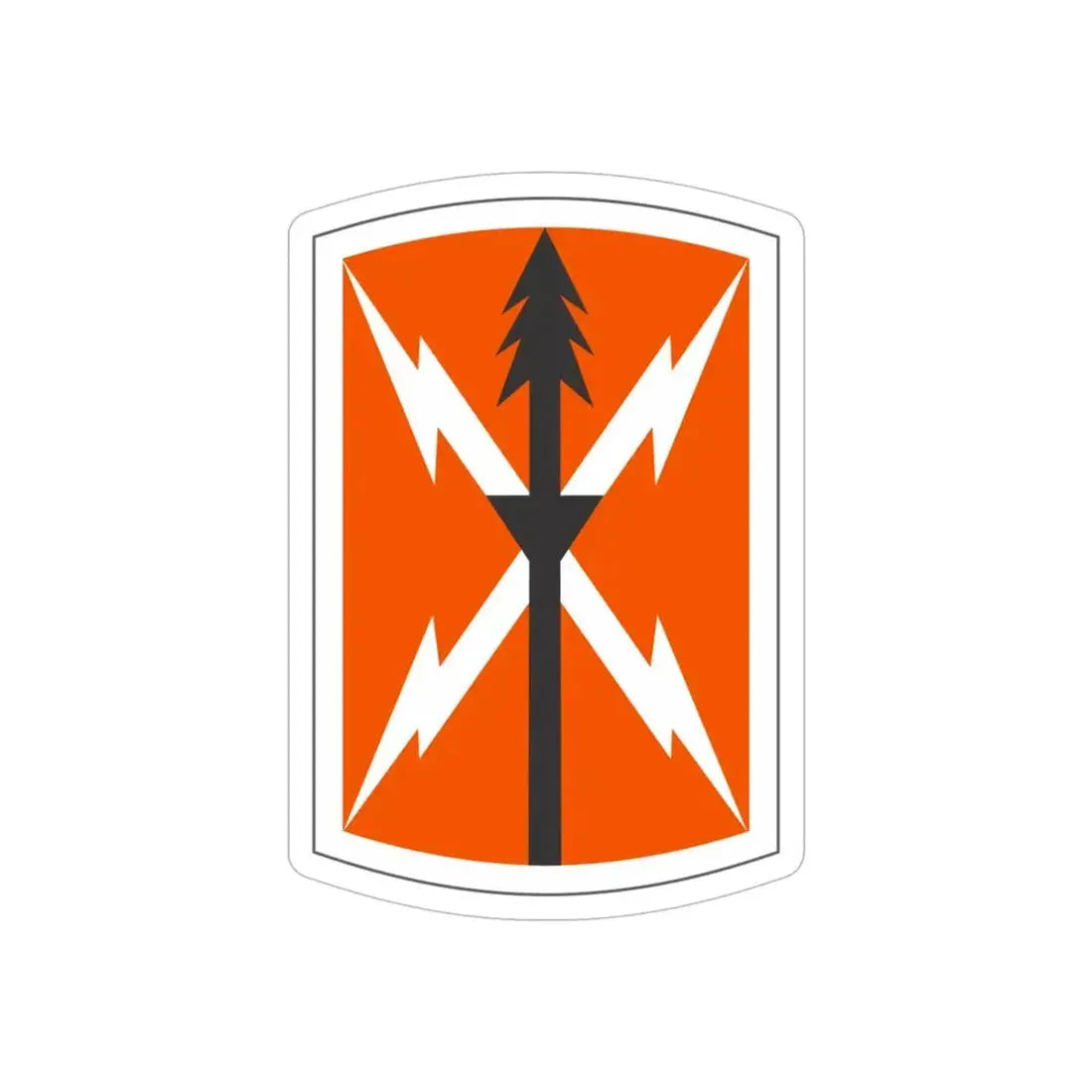 516 Signal Brigade 3 (U.S. Army) REVERSE PRINT Transparent Die-Cut STICKER - The Sticker Space