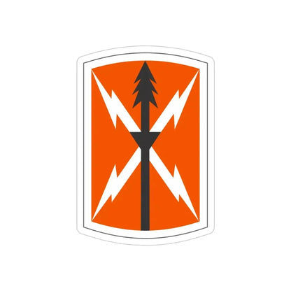 516 Signal Brigade 3 (U.S. Army) REVERSE PRINT Transparent Die-Cut STICKER - The Sticker Space