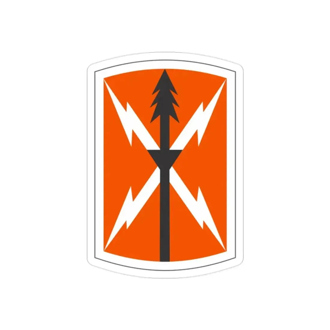 516 Signal Brigade 3 (U.S. Army) REVERSE PRINT Transparent Die-Cut STICKER - The Sticker Space