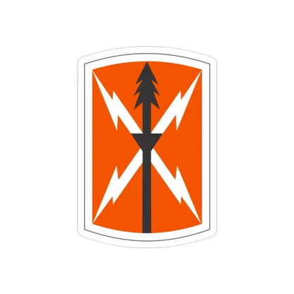 516 Signal Brigade 3 (U.S. Army) REVERSE PRINT Transparent Die-Cut STICKER - The Sticker Space