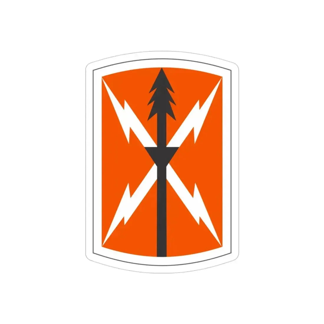 516 Signal Brigade 3 (U.S. Army) REVERSE PRINT Transparent Die-Cut STICKER - The Sticker Space