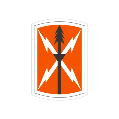 516 Signal Brigade 3 (U.S. Army) REVERSE PRINT Transparent Die-Cut STICKER - The Sticker Space