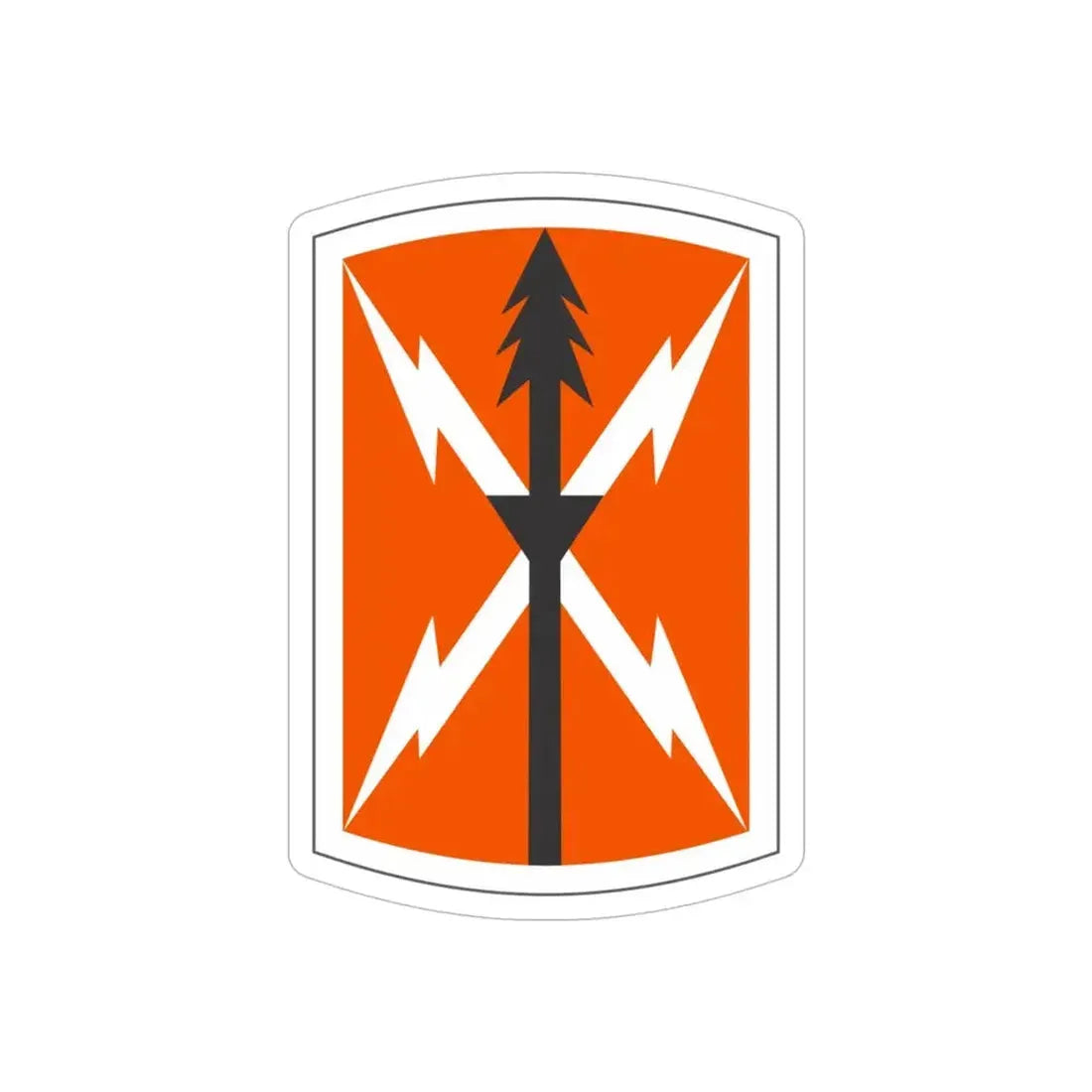 516 Signal Brigade 3 (U.S. Army) REVERSE PRINT Transparent Die-Cut STICKER - The Sticker Space