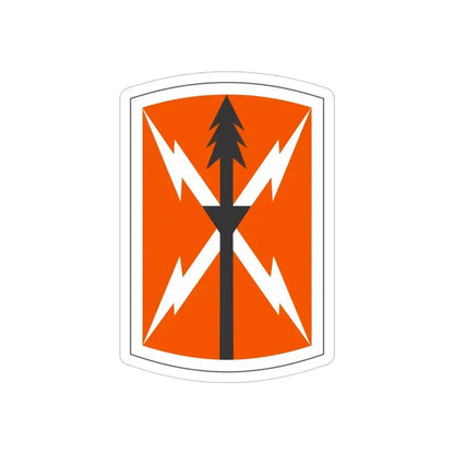 516 Signal Brigade 3 (U.S. Army) REVERSE PRINT Transparent Die-Cut STICKER - The Sticker Space