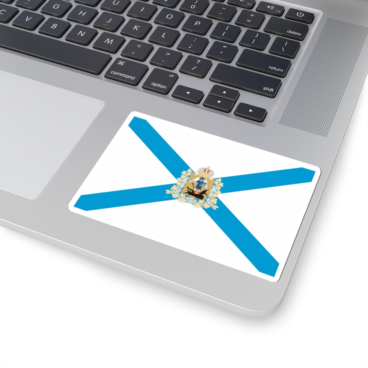 Flag of Arkhangelsk Oblast (Russia) STICKER Vinyl Kiss-Cut Decal