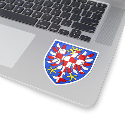 Armoiries Moravie (Czech Republic) (Coat of Arms) STICKER Vinyl Kiss-Cut Decal