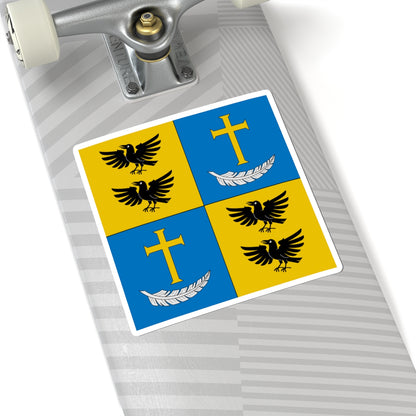 Flag of Urban Federer (Switzerland) STICKER Vinyl Kiss-Cut Decal