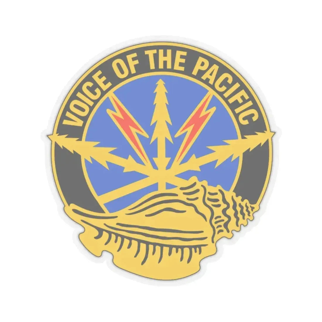 516th Signal Brigade (U.S. Army) STICKER Vinyl Kiss-Cut Decal 2 Inch Transparent - The Sticker Space