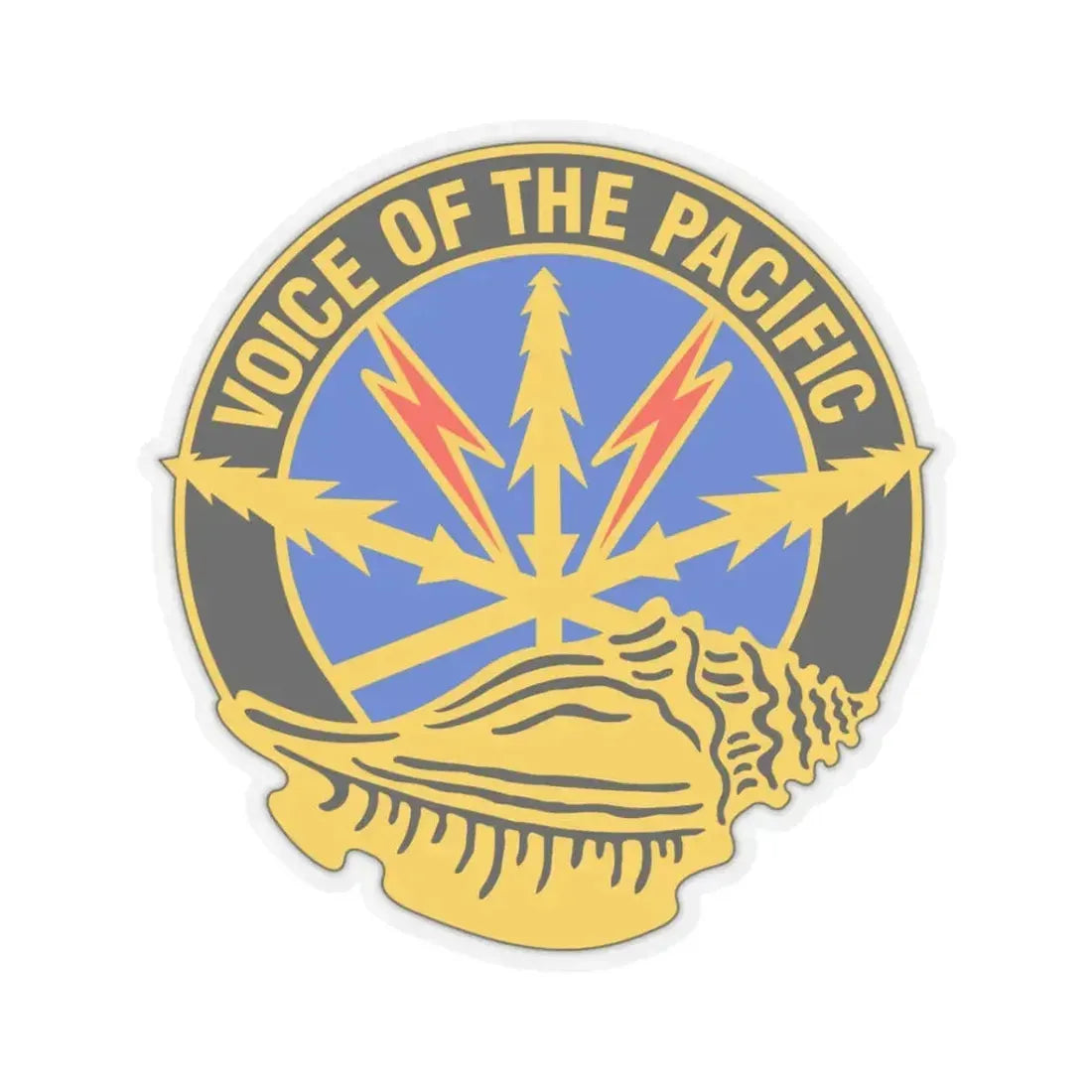 516th Signal Brigade (U.S. Army) STICKER Vinyl Kiss-Cut Decal 3 Inch Transparent - The Sticker Space