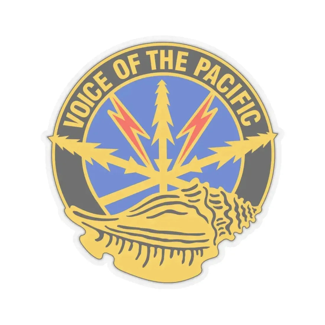 516th Signal Brigade (U.S. Army) STICKER Vinyl Kiss-Cut Decal 4 Inch Transparent - The Sticker Space