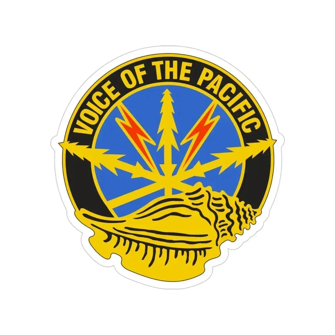 516th Signal Brigade (U.S. Army) Transparent STICKER Die-Cut Vinyl Decal 4 Inch - The Sticker Space