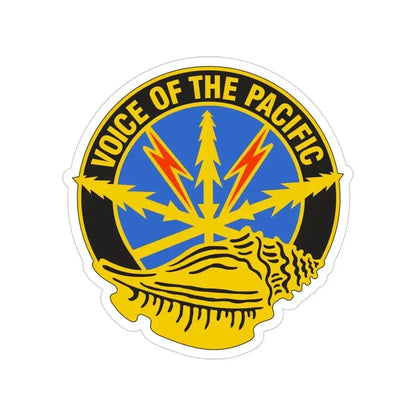 516th Signal Brigade (U.S. Army) Transparent STICKER Die-Cut Vinyl Decal 5 Inch - The Sticker Space