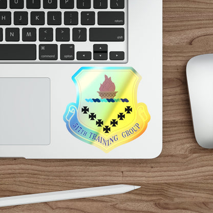 517 Training Group AETC (U.S. Air Force) Holographic STICKER Die-Cut Vinyl Decal-The Sticker Space