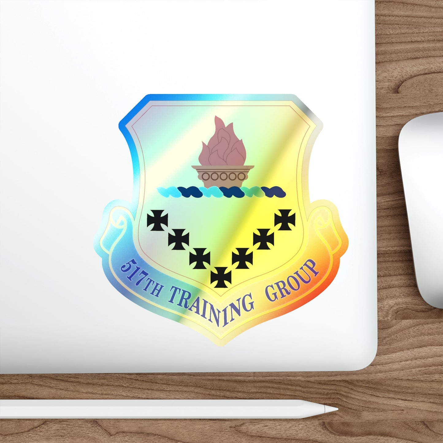 517 Training Group AETC (U.S. Air Force) Holographic STICKER Die-Cut Vinyl Decal-The Sticker Space