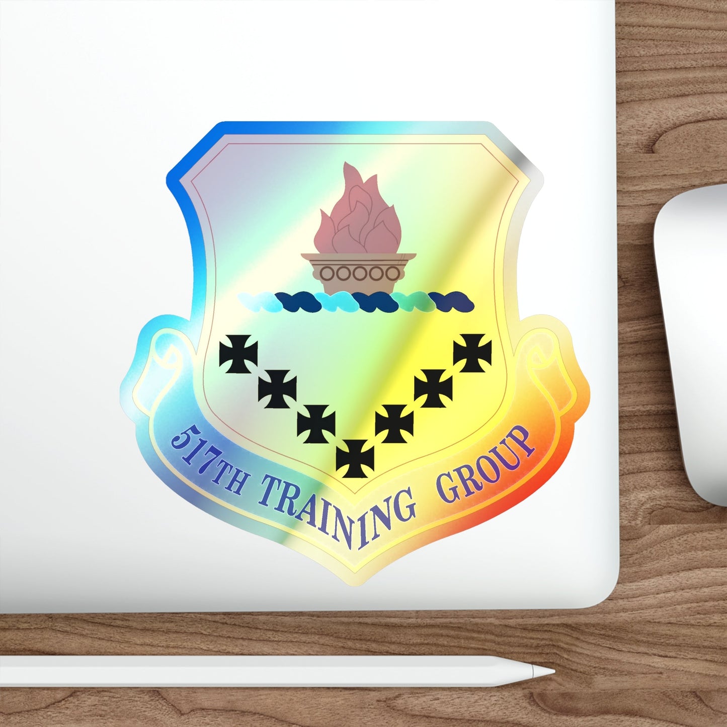 517 Training Group AETC (U.S. Air Force) Holographic STICKER Die-Cut Vinyl Decal-The Sticker Space