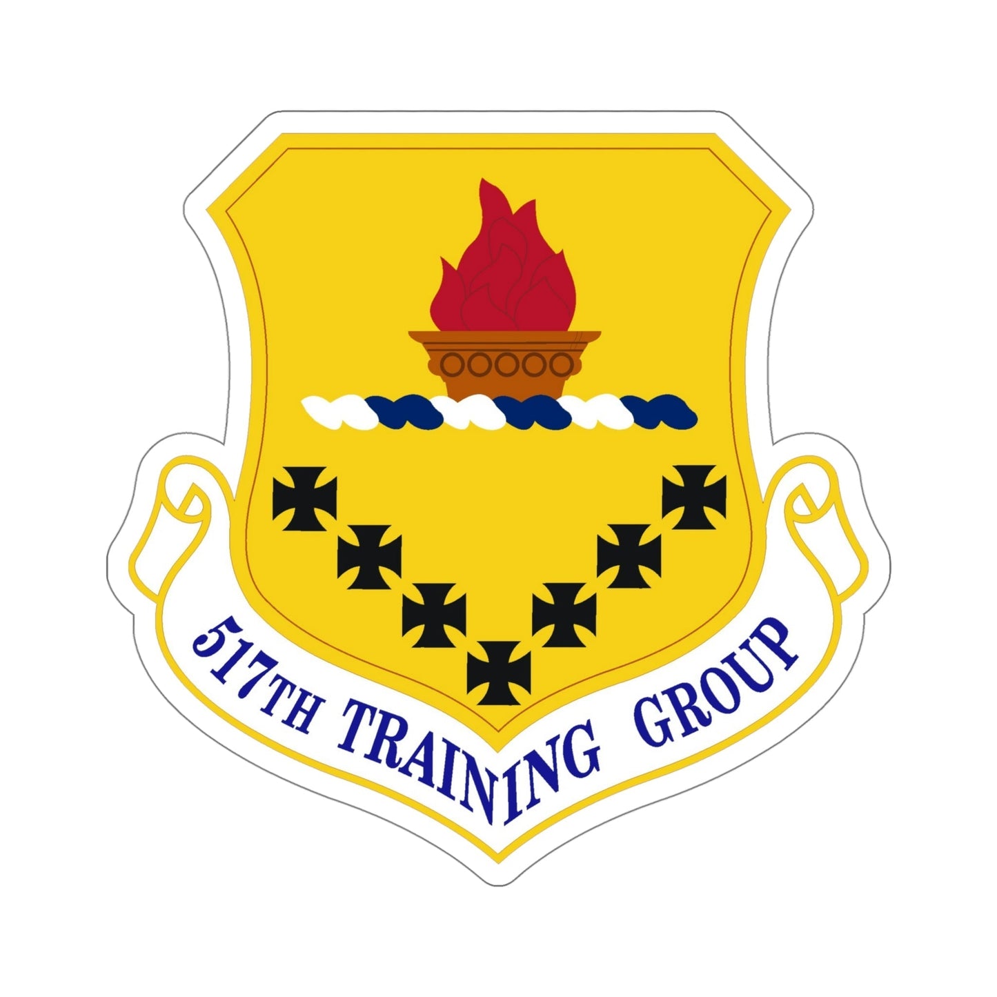 517 Training Group AETC (U.S. Air Force) STICKER Vinyl Die-Cut Decal-5 Inch-The Sticker Space