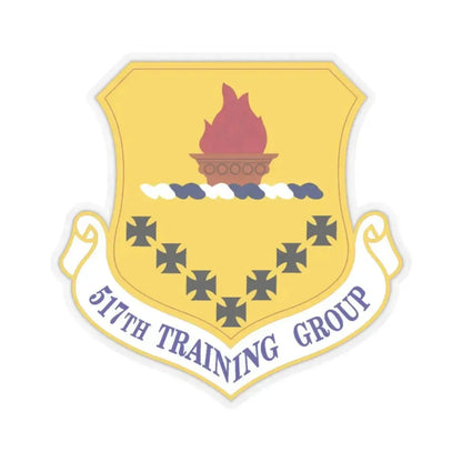 517 Training Group AETC (U.S. Air Force) STICKER Vinyl Kiss-Cut Decal 2 Inch Transparent - The Sticker Space