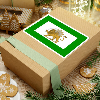 Imperial Standard of Mozaffar al-Din Shah Qajar 1896-1906 (Iran) STICKER Vinyl Kiss-Cut Decal