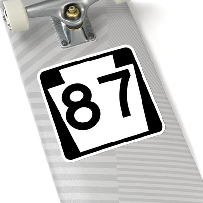 PA-87 (Pennsylvania) (Road Sign) STICKER Vinyl Kiss-Cut Decal