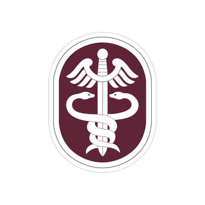 Medical Command 2 (U.S. Army) REVERSE PRINT Transparent STICKER