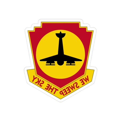 517th Air Defense Artillery Regiment (U.S. Army) REVERSE PRINT Transparent Die-Cut STICKER 2 Inch Die-Cut Transparent - The Sticker Space