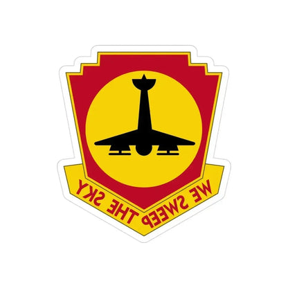 517th Air Defense Artillery Regiment (U.S. Army) REVERSE PRINT Transparent Die-Cut STICKER 3 Inch Die-Cut Transparent - The Sticker Space