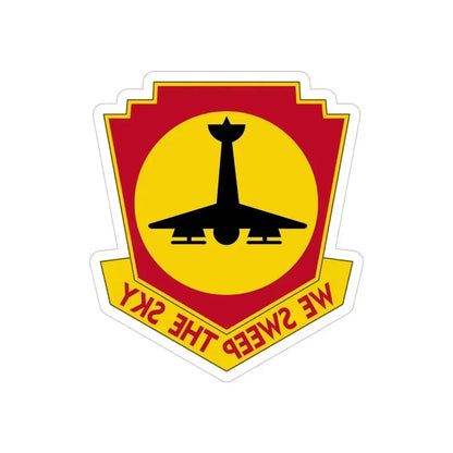 517th Air Defense Artillery Regiment (U.S. Army) REVERSE PRINT Transparent Die-Cut STICKER 5 Inch Die-Cut Transparent - The Sticker Space
