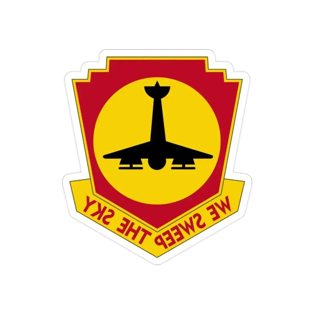 517th Air Defense Artillery Regiment (U.S. Army) REVERSE PRINT Transparent Die-Cut STICKER - The Sticker Space