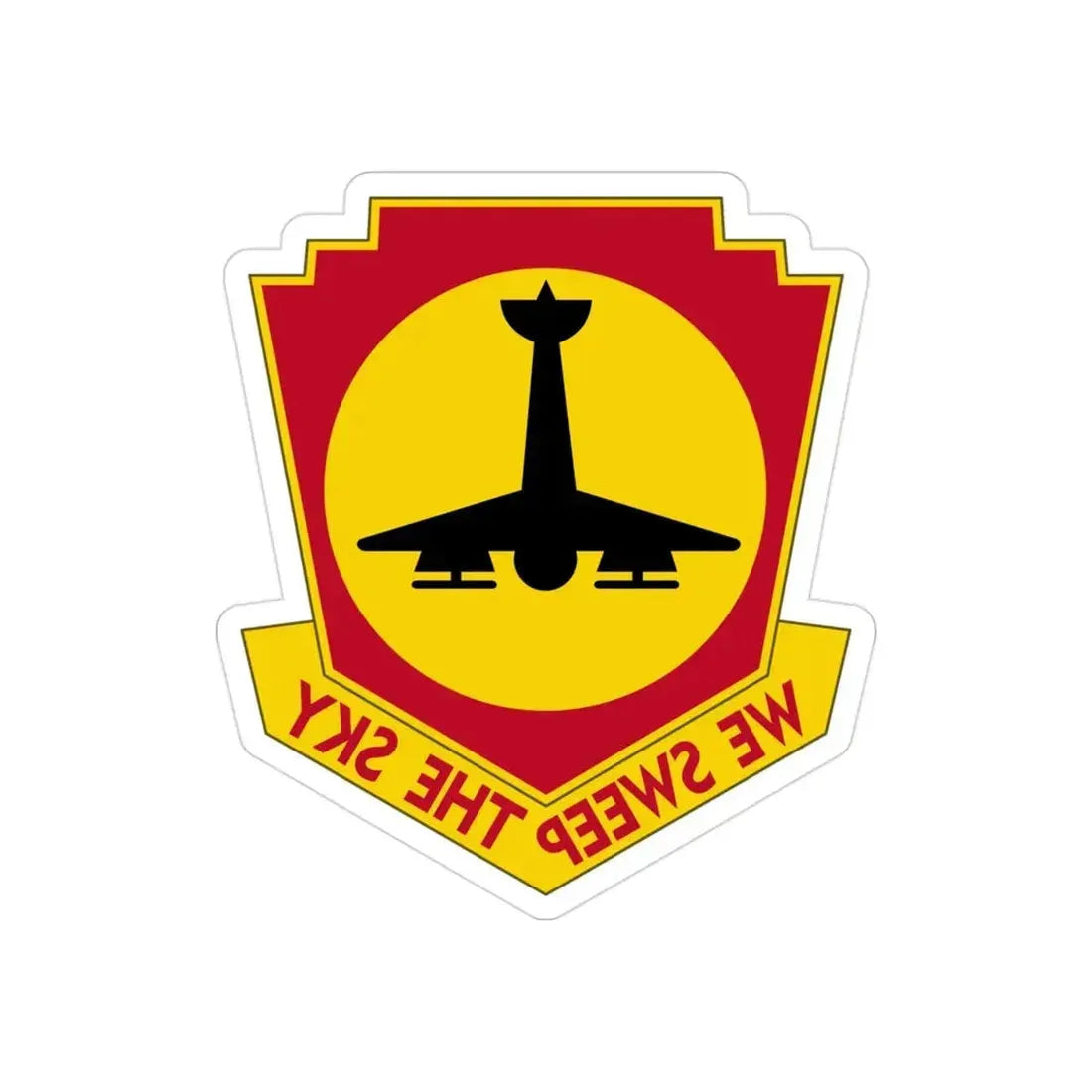 517th Air Defense Artillery Regiment (U.S. Army) REVERSE PRINT Transparent Die-Cut STICKER - The Sticker Space