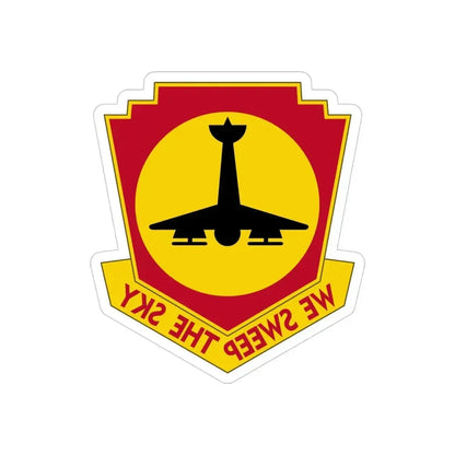 517th Air Defense Artillery Regiment (U.S. Army) REVERSE PRINT Transparent Die-Cut STICKER - The Sticker Space