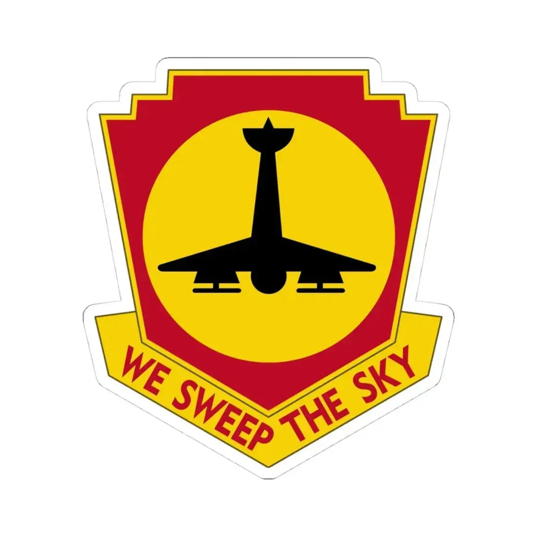517th Air Defense Artillery Regiment (U.S. Army) STICKER Vinyl Kiss-Cut Decal 4 Inch White - The Sticker Space