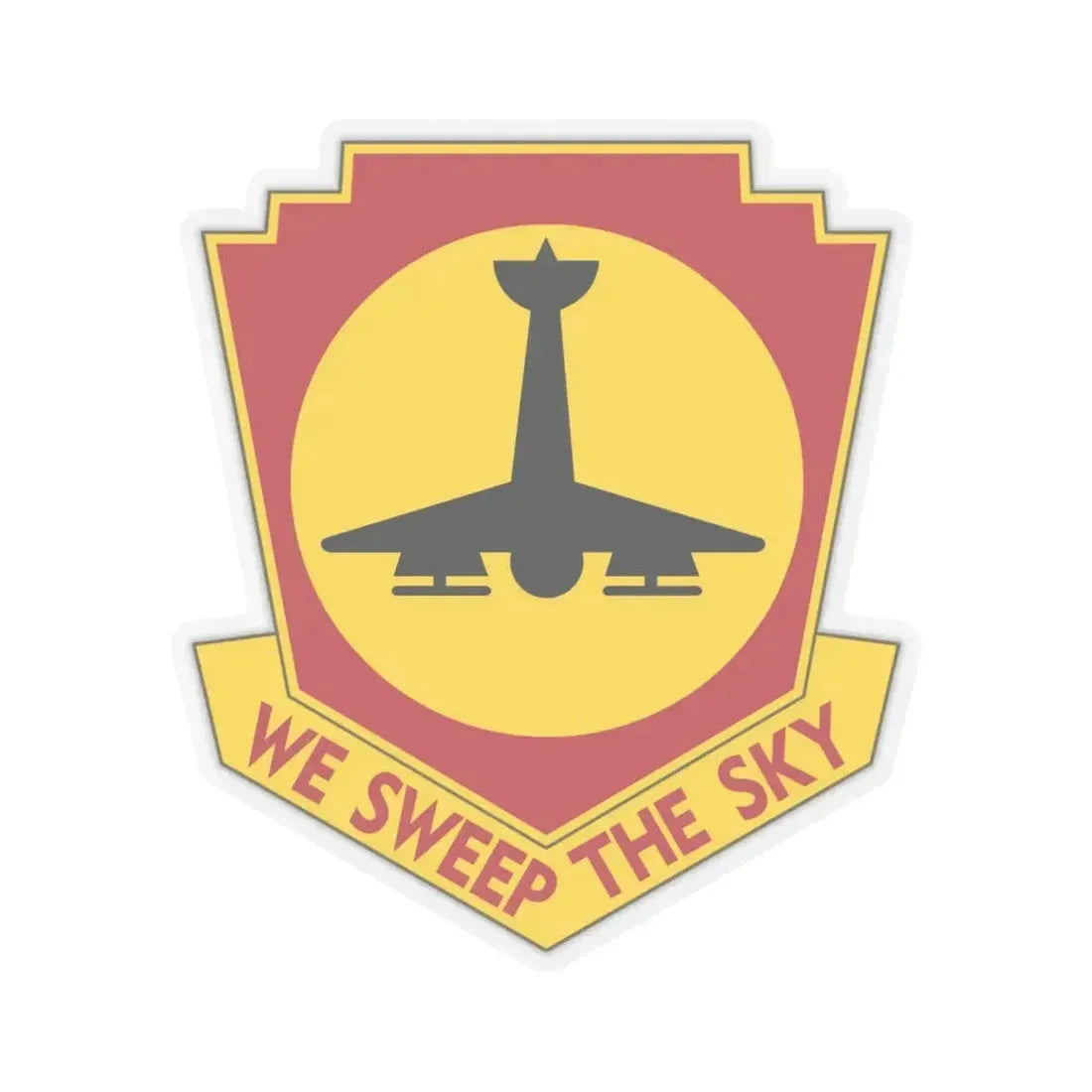 517th Air Defense Artillery Regiment (U.S. Army) STICKER Vinyl Kiss-Cut Decal 6 Inch Transparent - The Sticker Space