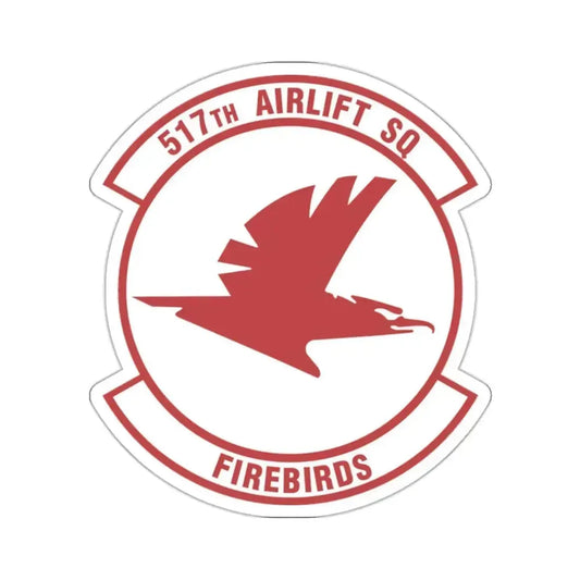 517th Airlift Squadron (U.S. Air Force) STICKER Vinyl Kiss-Cut Decal 2 Inch White - The Sticker Space