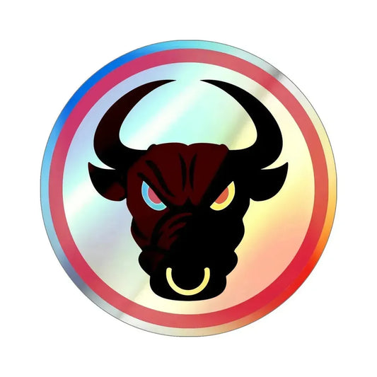 518 Sustainment Brigade 2 (U.S. Army) Holographic STICKER Die-Cut Vinyl Decal 6 Inch Holographic - The Sticker Space